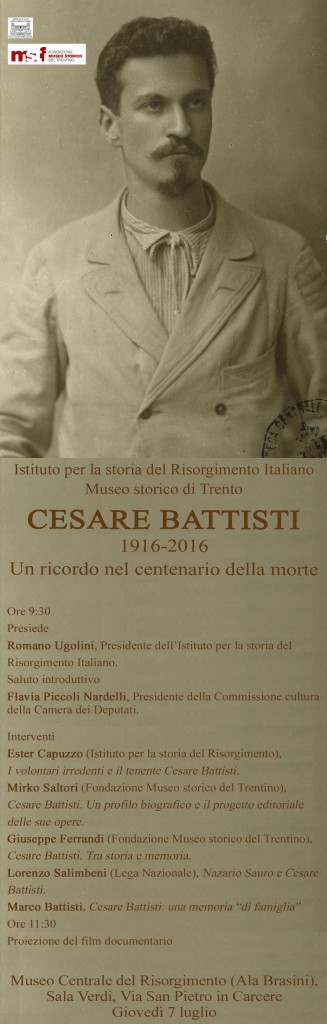 Cesare Battisti locandina definitivo