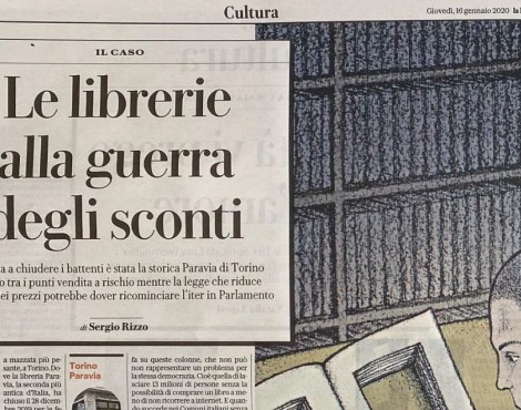 La Stampa Torino: “L’addio alle librerie è un’emergenza nazionale ci vuole una nuova legge”
